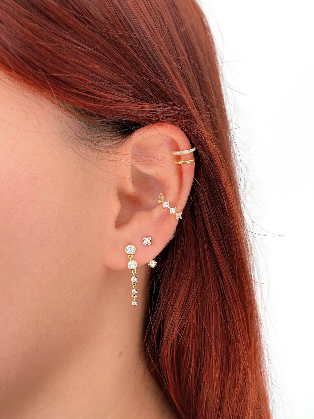 [LLOYD] 韓国☆Three-line ring gold & silver Earrings 51IjRu-mE2L._UF350,350_QL50_.jpg