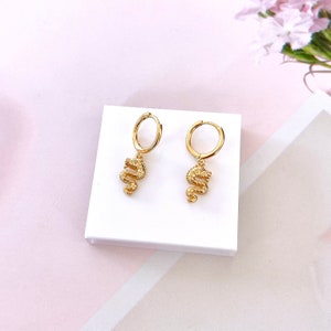 DRAKE. Dragon Hoop Earrngs - Slver | Slver Hoop Earrngs, Slver