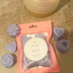 Tiki Beach Wax Melts, Heart Wax Melts, Soy Wax Melts, Flower Wax Melts, Beach Scent Wax Melts, Candle Wax Melts, Sweet Wax Melts, Gift Wax