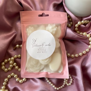 Vanilla Soy Wax Melts: romantische ambergeur, hart- en bloemvormen