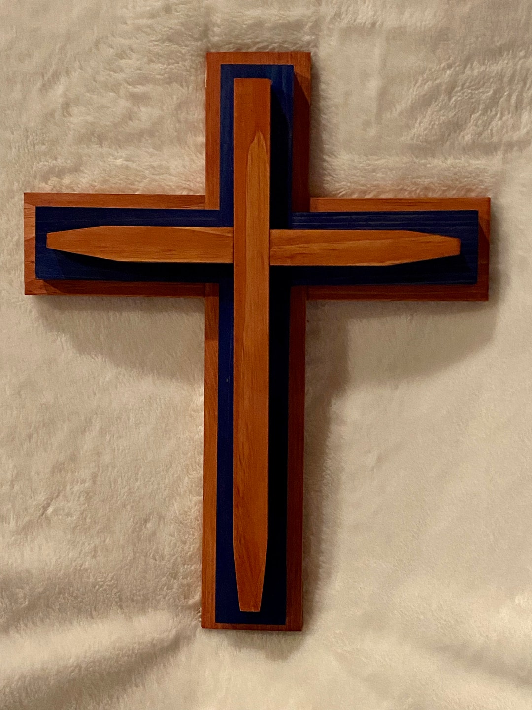 Hand Crafted Wood Cross - Etsy