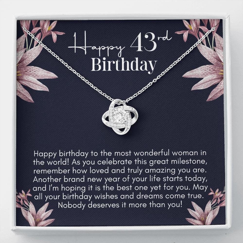 43rd Birthday Gifts For Women 43rd Birthday Present Happy | Etsy