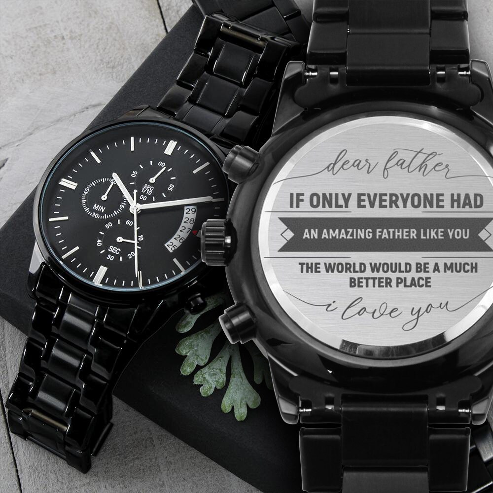 Engraved Watch For Dad Gift For Dad Birthday Dad Gift From Etsy