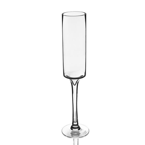 Event and Home Decor Wedding Glass Candle Holder H-20 Open-5 Long Pedestal Stem Pack of 6 pcs Event and Home Decor Wedding Glass Candle Holder H-20 Open-5 Long Pedestal Stem Pack of 6 pcs