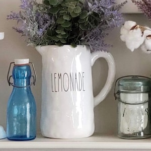 Rae Dunn Inspired Lemonade Pitcher