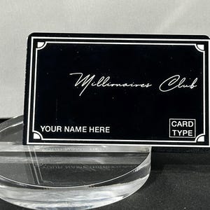 Amex Replica Metal - Etsy