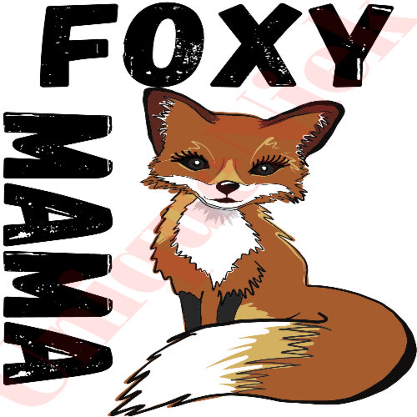 Foxy Mama PNG and SVG Instant Download Files Digital Etsy