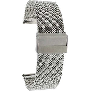 18mm and 20mm Quick Release Superfine Mesh Milanese Stainless Steel Watch Bands