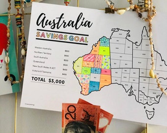 Savings Goal Tracker - Australien 3.000 Dollar