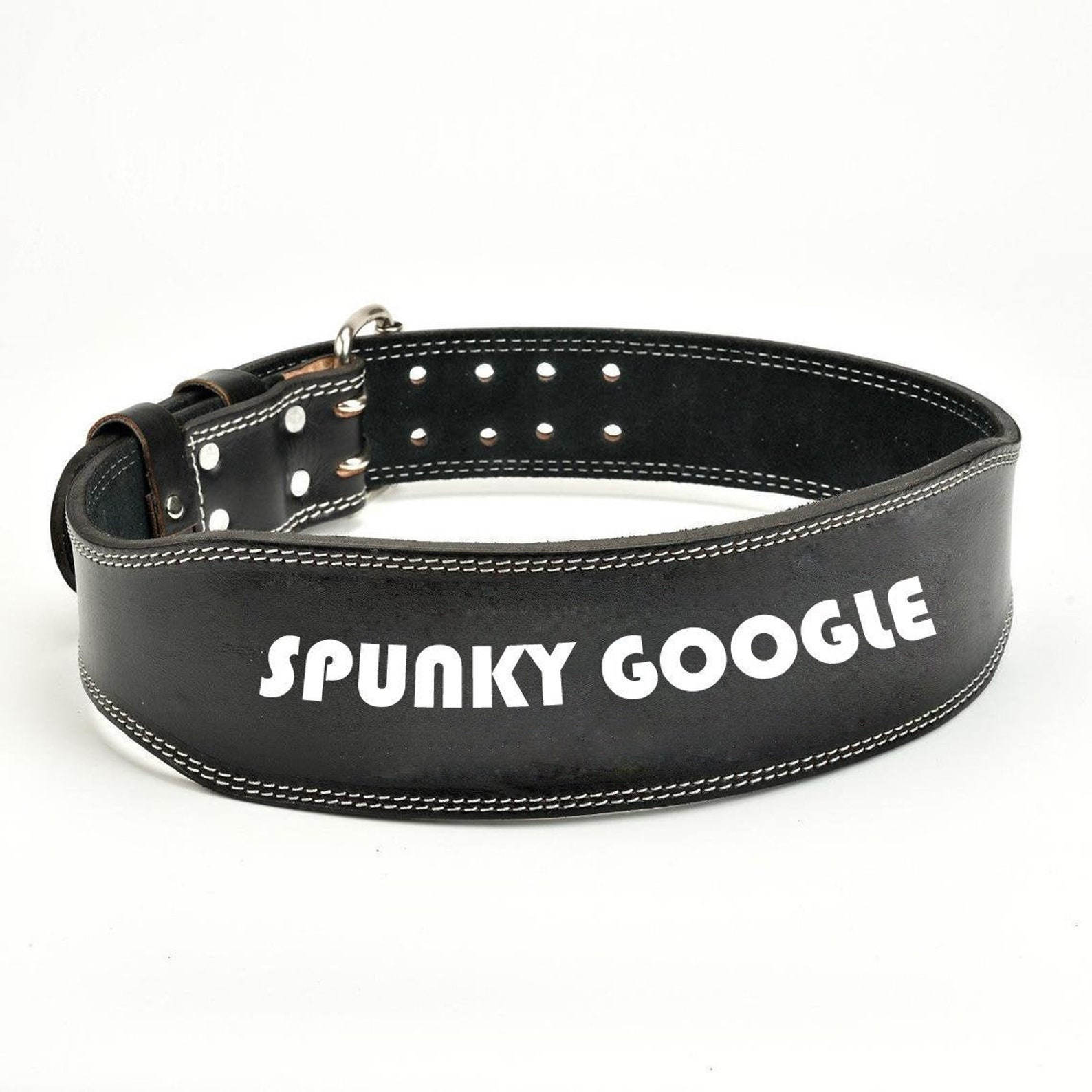 Black Custom Weight Training Belt Perfect Gift custom Text Etsy