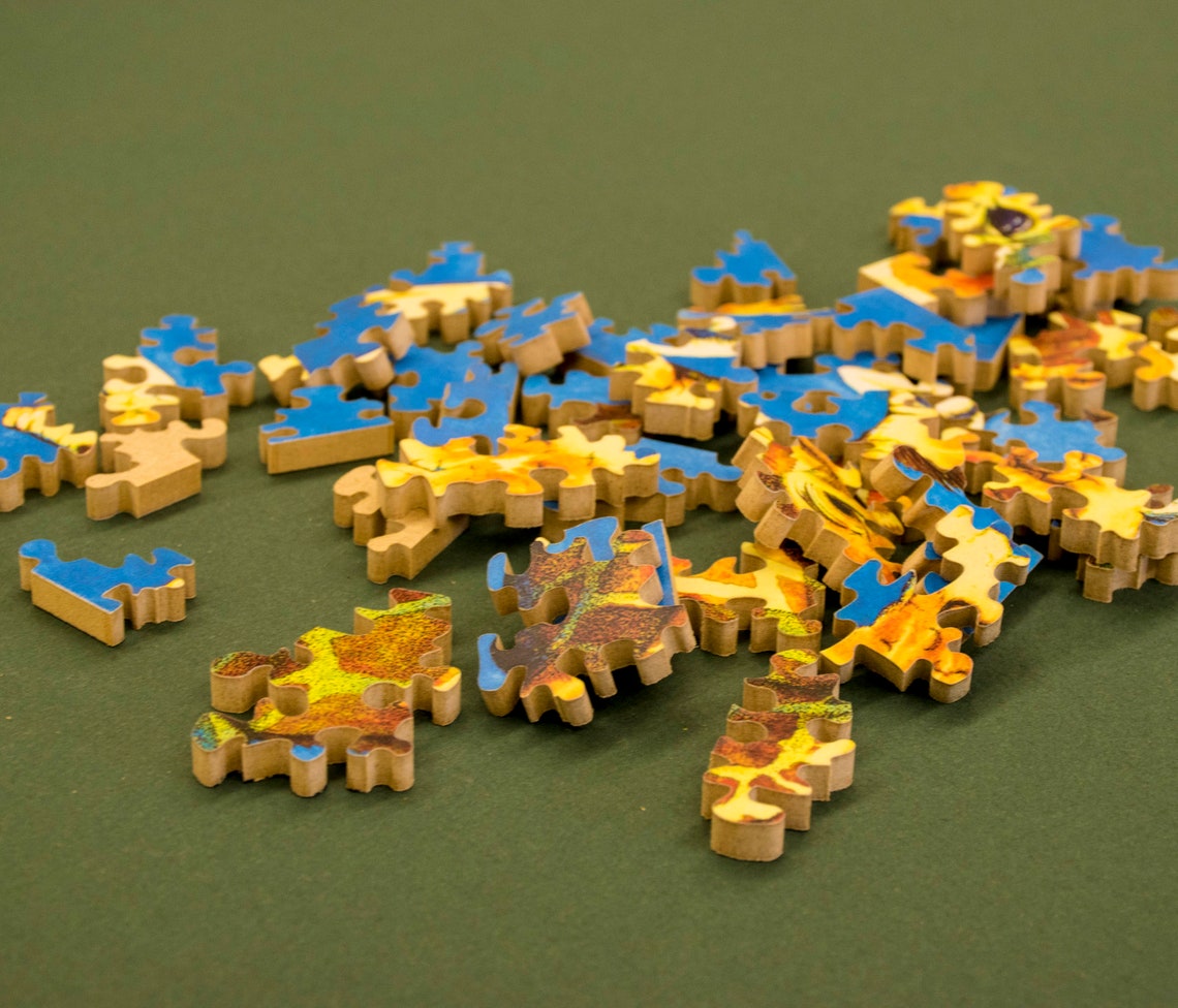 Handcut Wooden Jigsaw Puzzle for Adults tobacco Label on Parade by