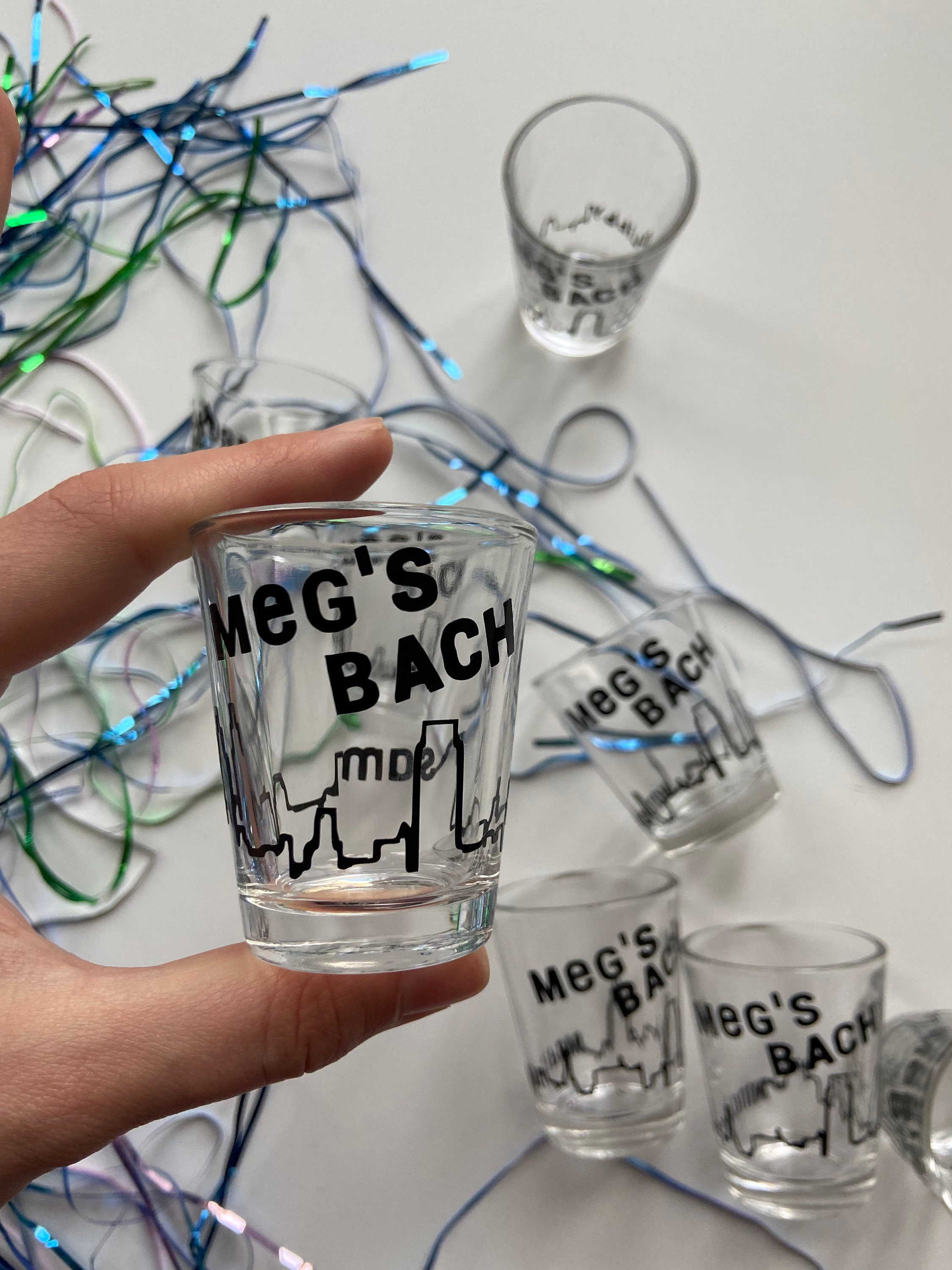 Custom NYC Themed Bachelorette Party Shot Glasses New York Etsy