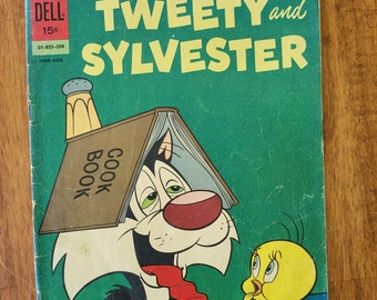 Tweety and Sylvester # 37 Dell Comic 1962 Granny - Road Runner - Wile E. Coyote