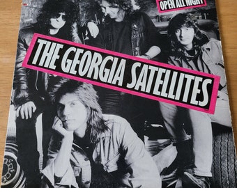 The Georgia Satellites Open All Night LP Vinyl 1988 US Promo Rockmusik 80er Jahre LP5