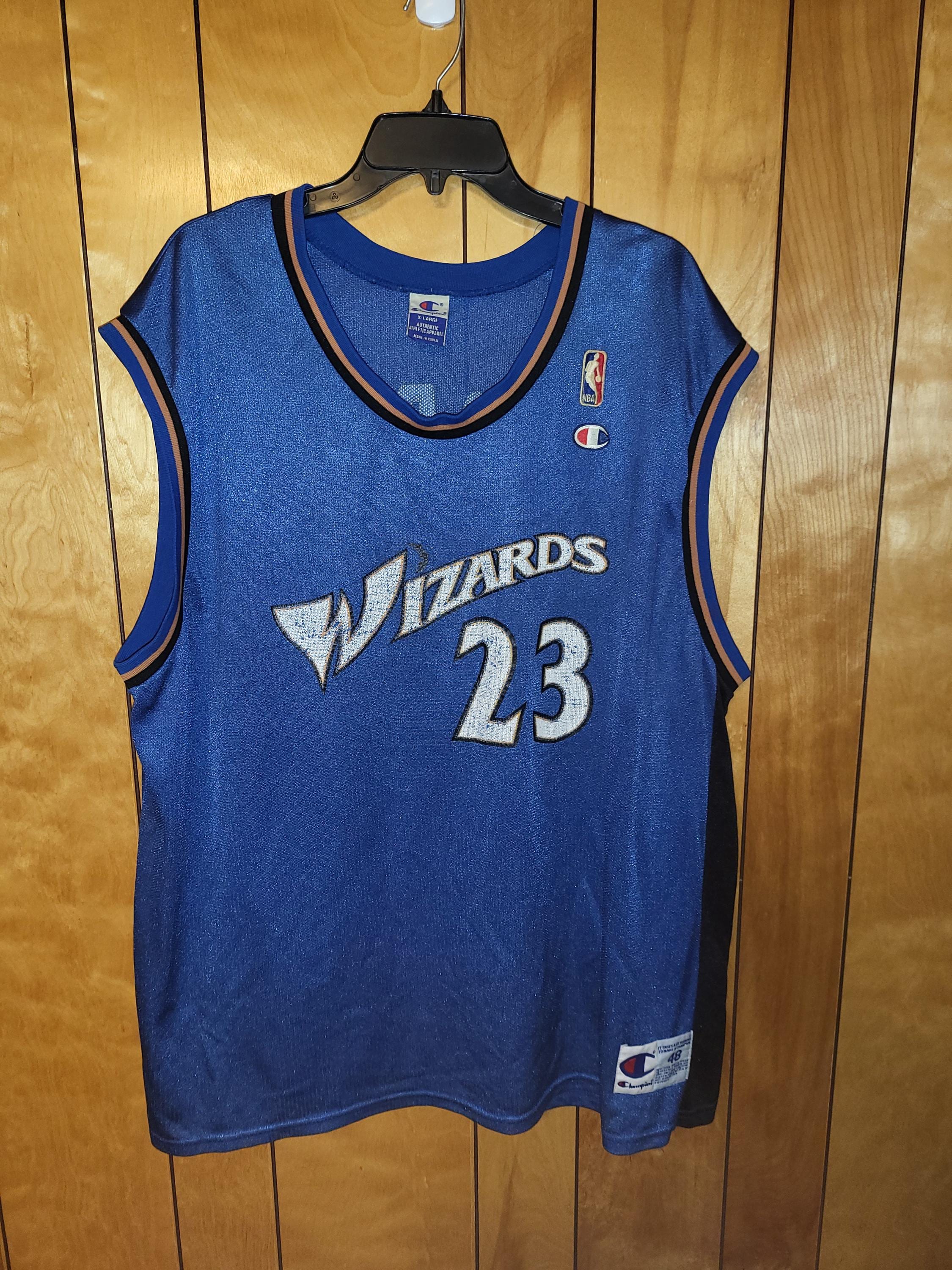 Buy Michael Jordan Washington Wizards Jersey Adult XL Size 48 CHAMPION Blue 23 C2 Online in India Etsy