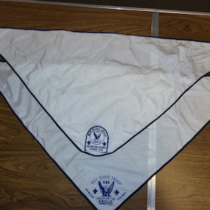 Vintage Boy Scouts Eagle Scout Handkerchief Neckerchief LOT x 2 Arlington VA F3