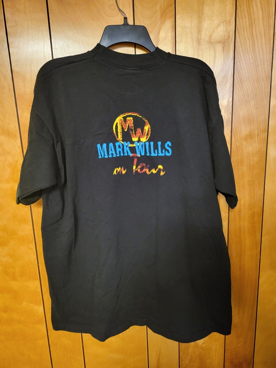 Vintage 90s Mark Wills T Shirt Men's Size 2XL Coun