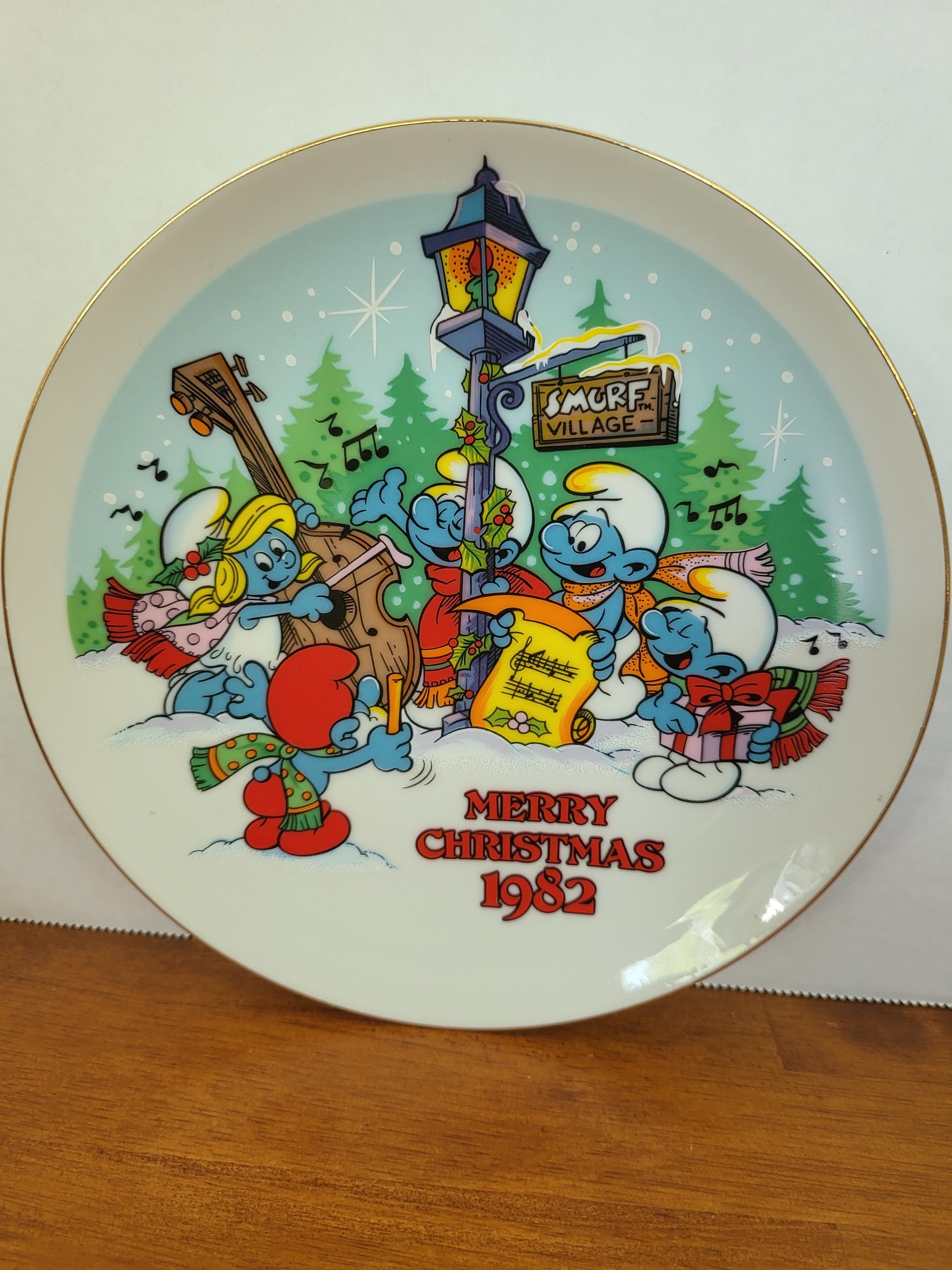 Vintage Smurf Village - Etsy