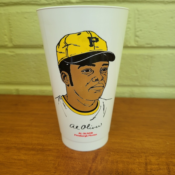 AL OLIVER Pittsburgh Pirates Slurpee cup 7-11 vintage MLB 7-eleven 1972 (b