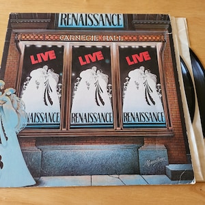 RENAISSANCE Live at Carnegie Hall Double LP 1976 Sire SASY-3902 Vinyl Record LP4