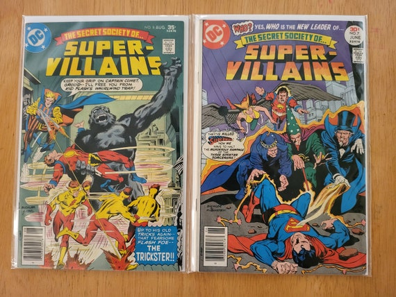 Secret Society of Super Villains Lot of 2 Books #7, 8