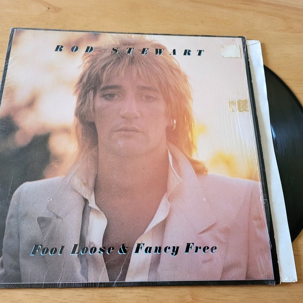 Rod Stewart Foot Loose and Fancy Free LP 1977 Warner Bros BSK 3092 shrink LP7