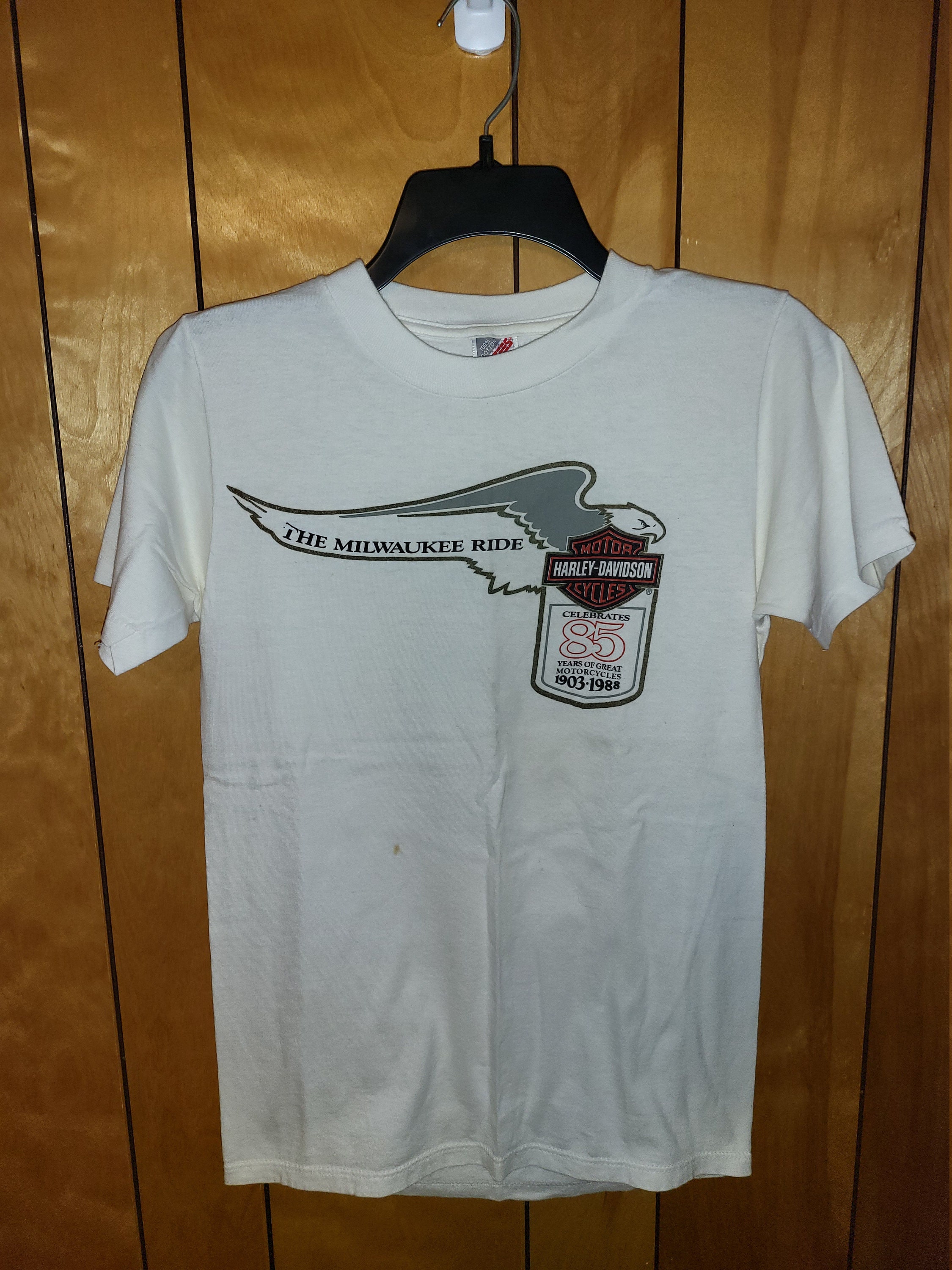 80s 希少 Harley-Davidson サーマル Tシャツ 希少【80s ビンテージ ハーレーダビッドソン HARLEY DAVIDSON