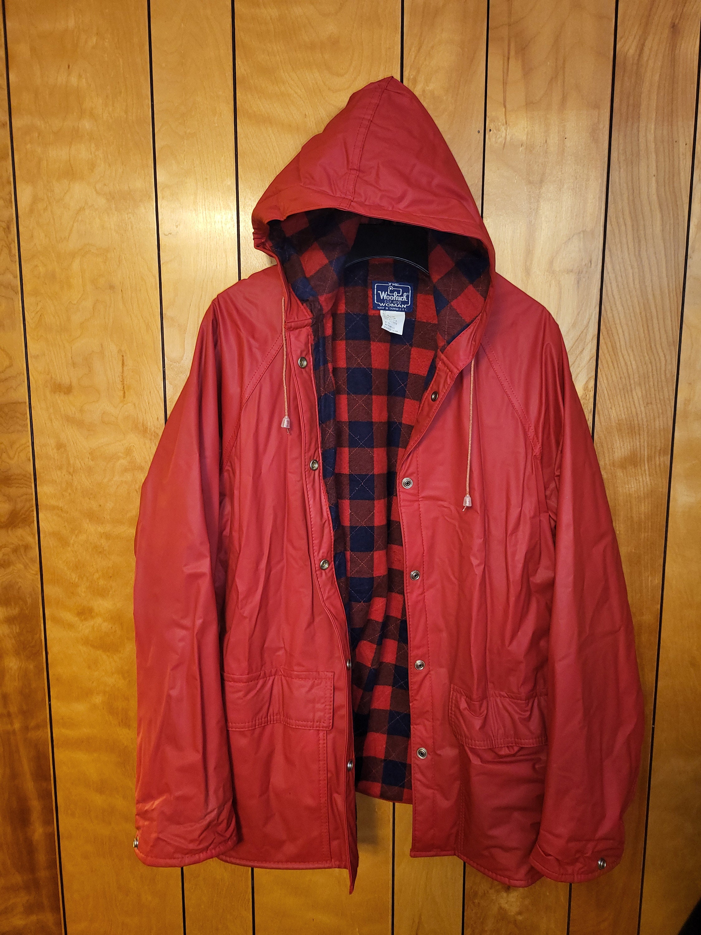 Woolrich Rain Jacket - Etsy