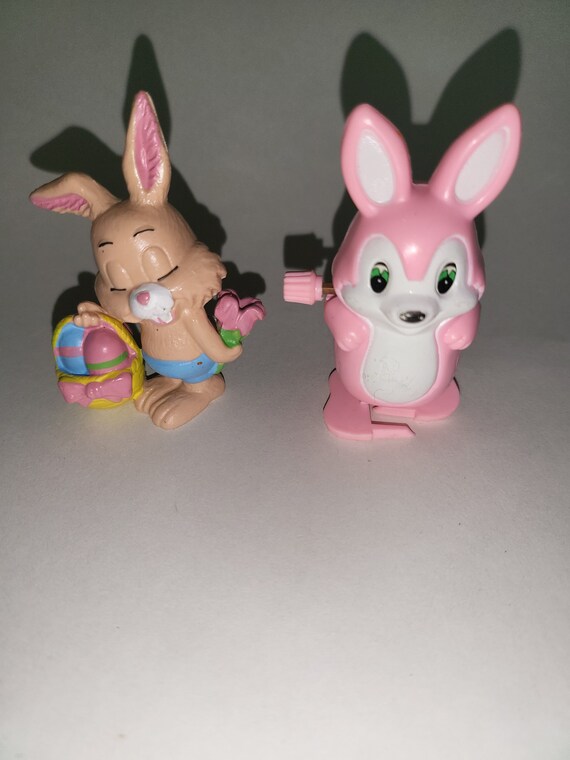 ヴィンテージ 1979 W Berrie イースターバニー ラビットバスケット