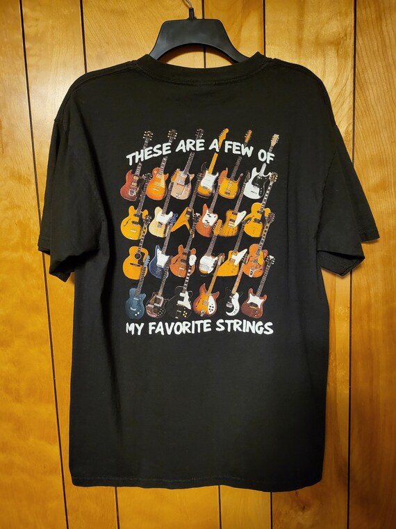 Vintage Playin' Guitar T Shirt LARGE A Few Of My F