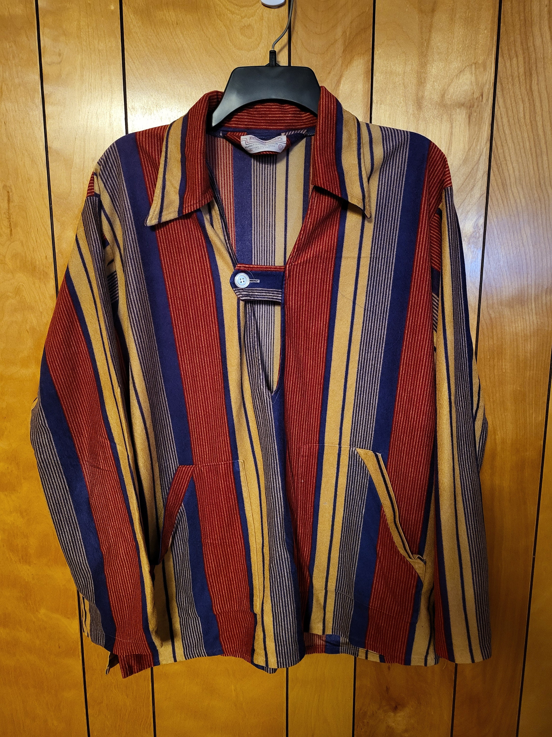 70s sleeping shirt PLEETWAY 総柄 グランジ EURO 70s sleeping shirt PLEETWAY 総柄 グランジ EURO