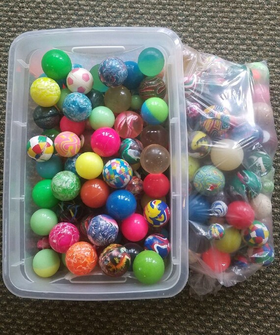 Bouncy Balls Rubber Super Balls Mixed Lot of 50 3 4 lbs Etsy