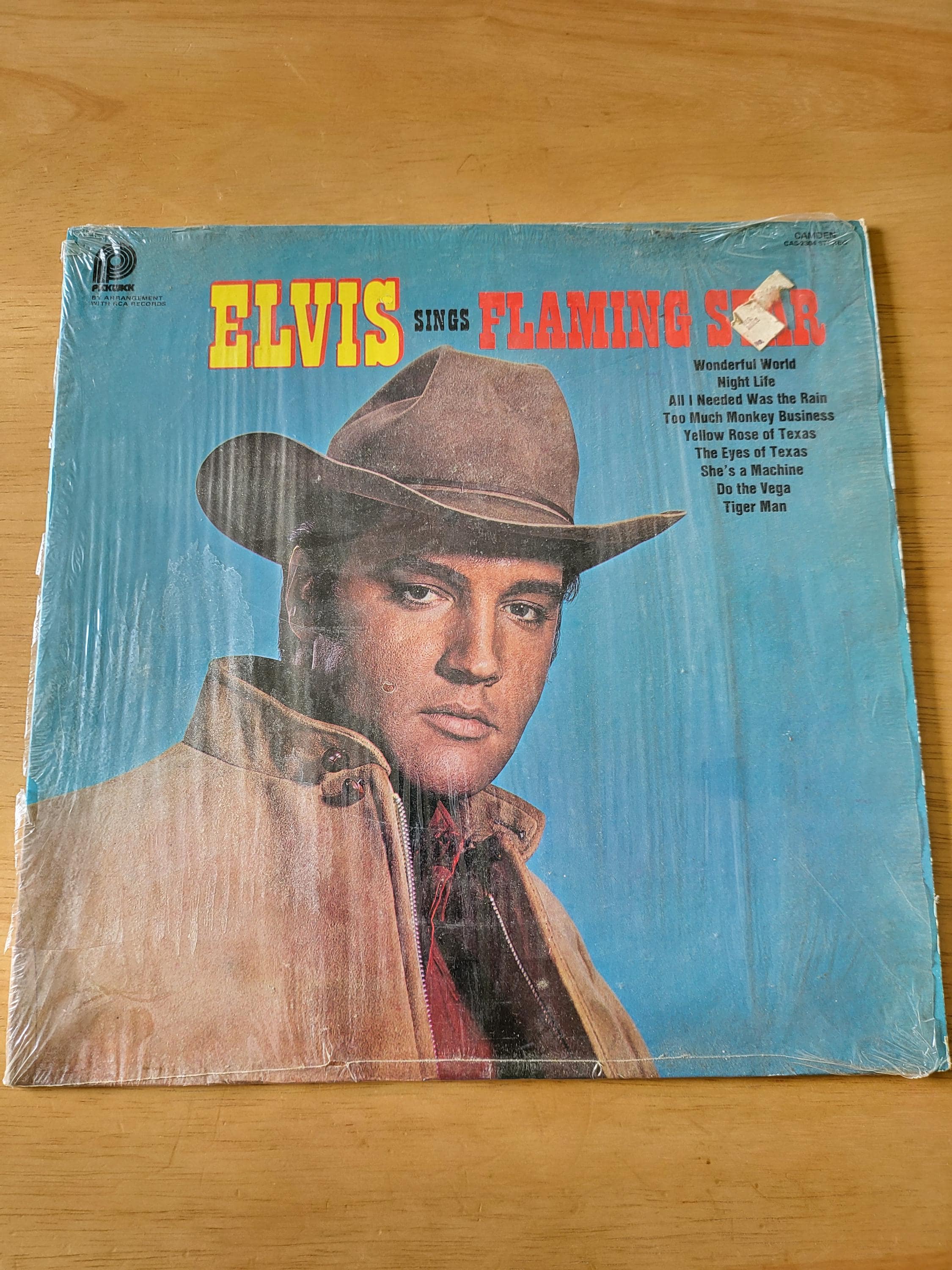 Elvis Presley Sings Flaming Star LP Vinyl 1969 Pickwick CAS-2304
