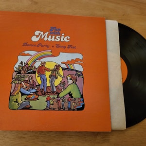 FUN WITH MUSIC Dance Party Song Fest 1980 QSP1-0010 Folk Music Vinyl Record LP2