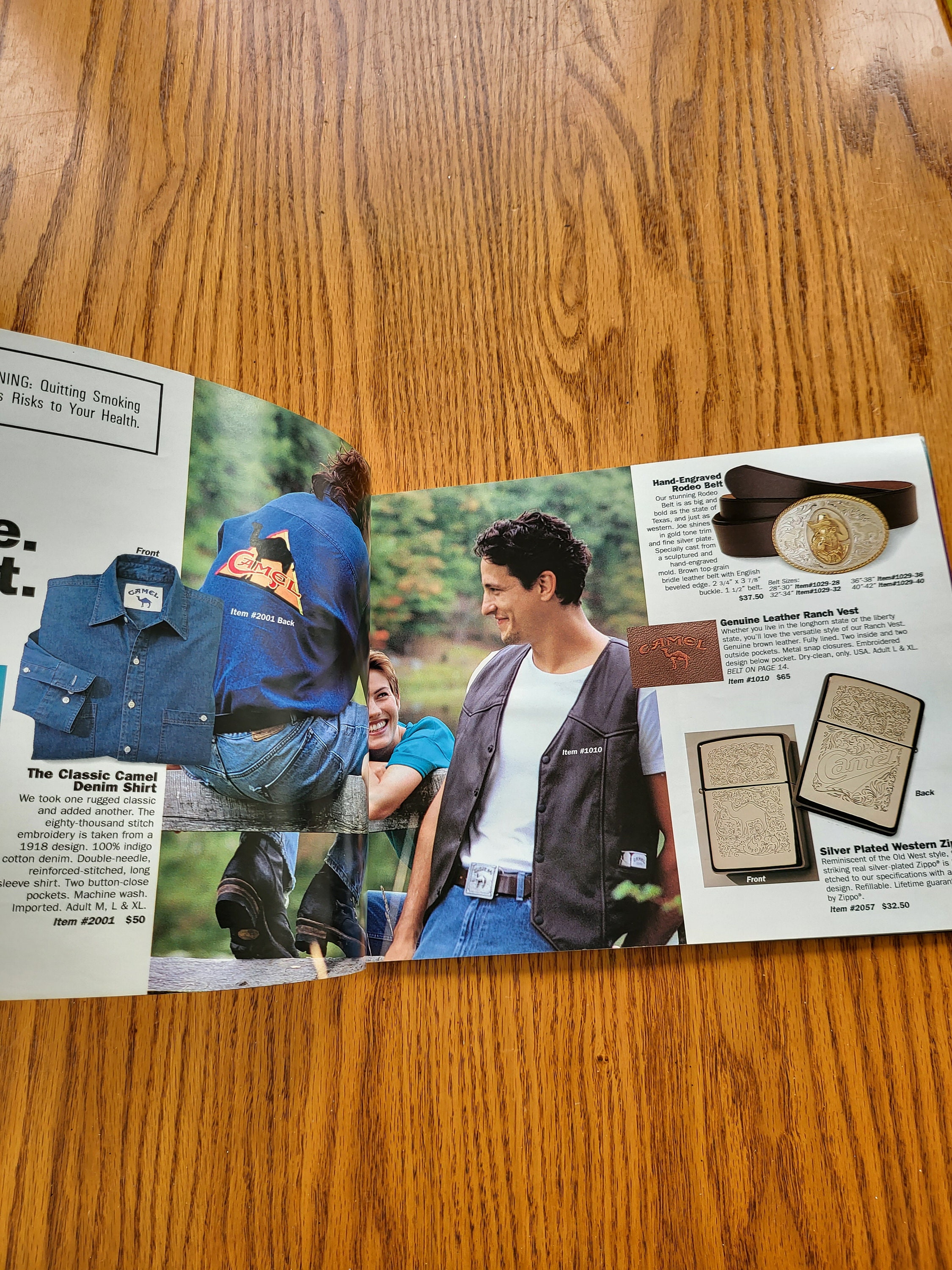 1995 Camel Catalog Spring 1995 Joe Camel Tobacco Merchandise Etsy