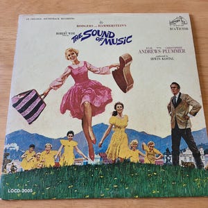 The Sound of Music Soundtrack Vinyl Lp 1965 RCA Records LSOD-2005 w/ Booklet LPA
