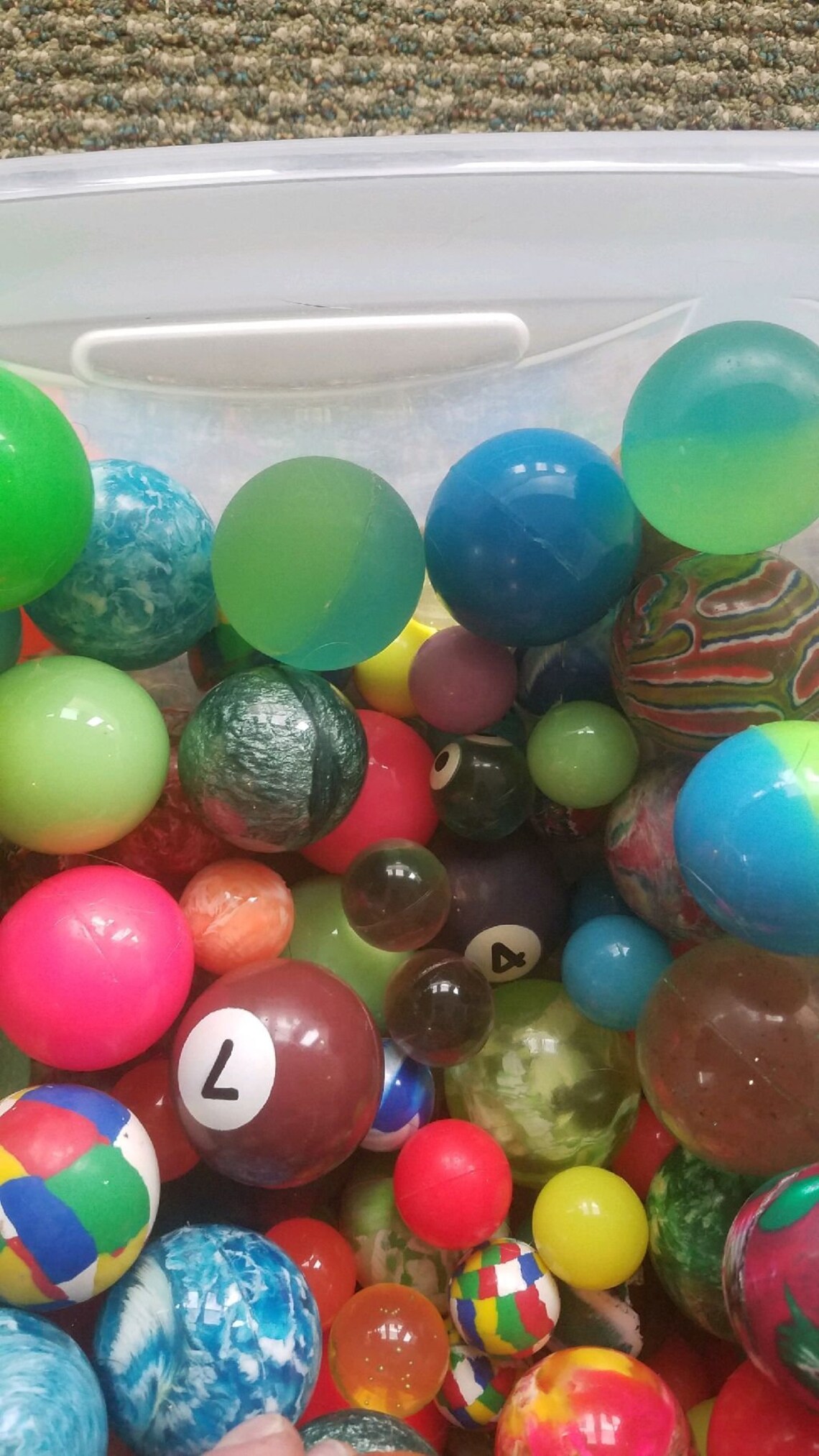 Bouncy Balls Rubber Super Balls Mixed Lot of 50 3 4 lbs Etsy