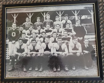 Vintage antikes Fußball gerahmtes Foto High School Team Staunton Virginia