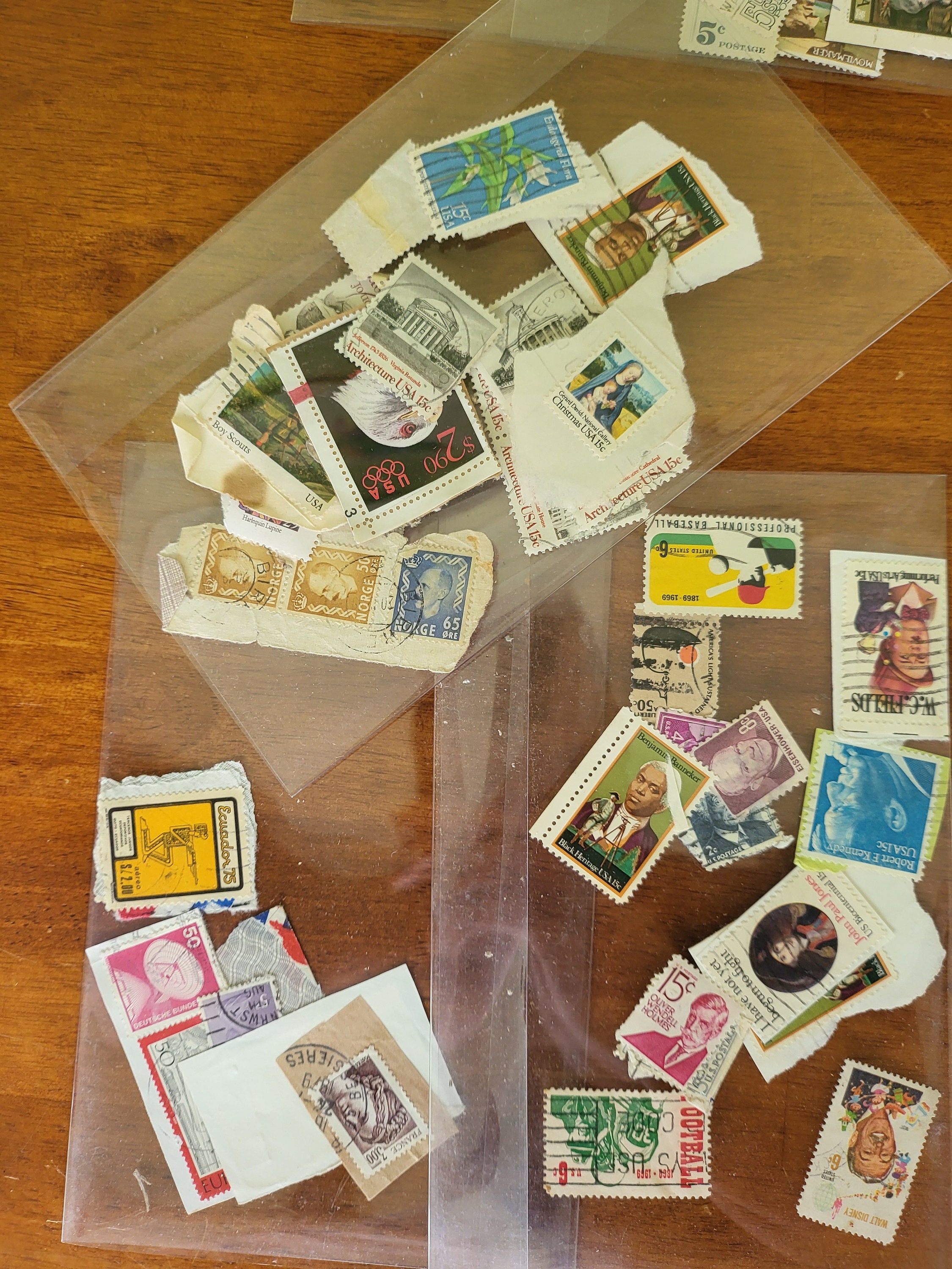 Vintage 1970s Treat Worldwide Stamp Collecting Album Stamps Huge Lot ...