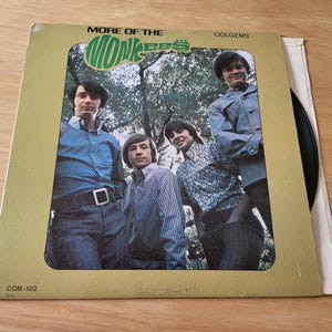 The Monkees More of the Monkees LP Vinyl 1967 Colgems Records COM-102 Pop Rock Music LP9