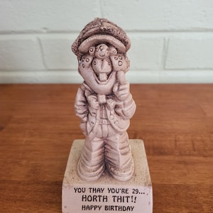 Vintage 1971 Paula Figurine W229 Happy Birthday Gift &quot;Horth Thit!!&quot; Retro T1