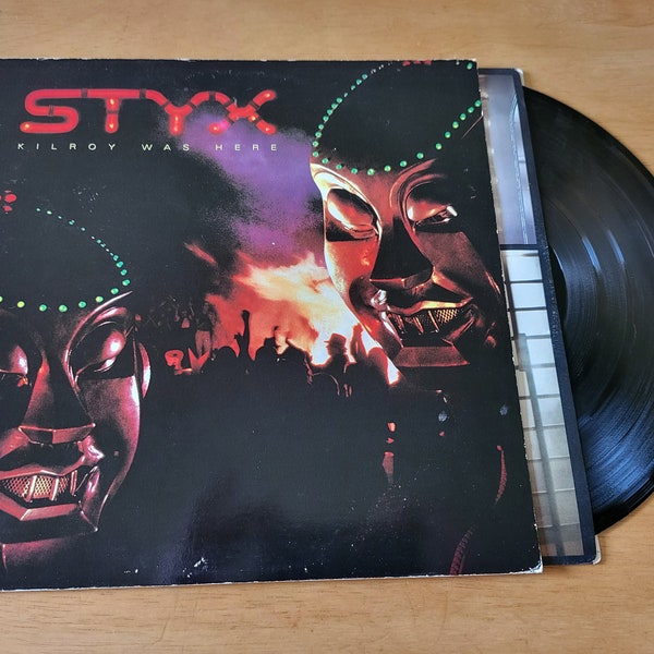 STYX Kilroy Was Here LP 1983 A&M Records SP 3734 Mr Roboto Pop Rock Vinyl LP1