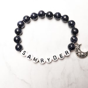 Sam Ryder Spaceman bracelet blue sand stone beads