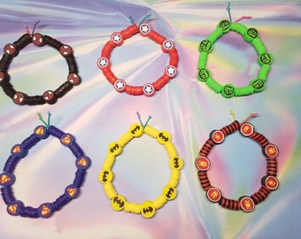 Pulsera de superhéroes Joyería para niños Pulsera unisex Recuerdos de fiesta Regalos para niños