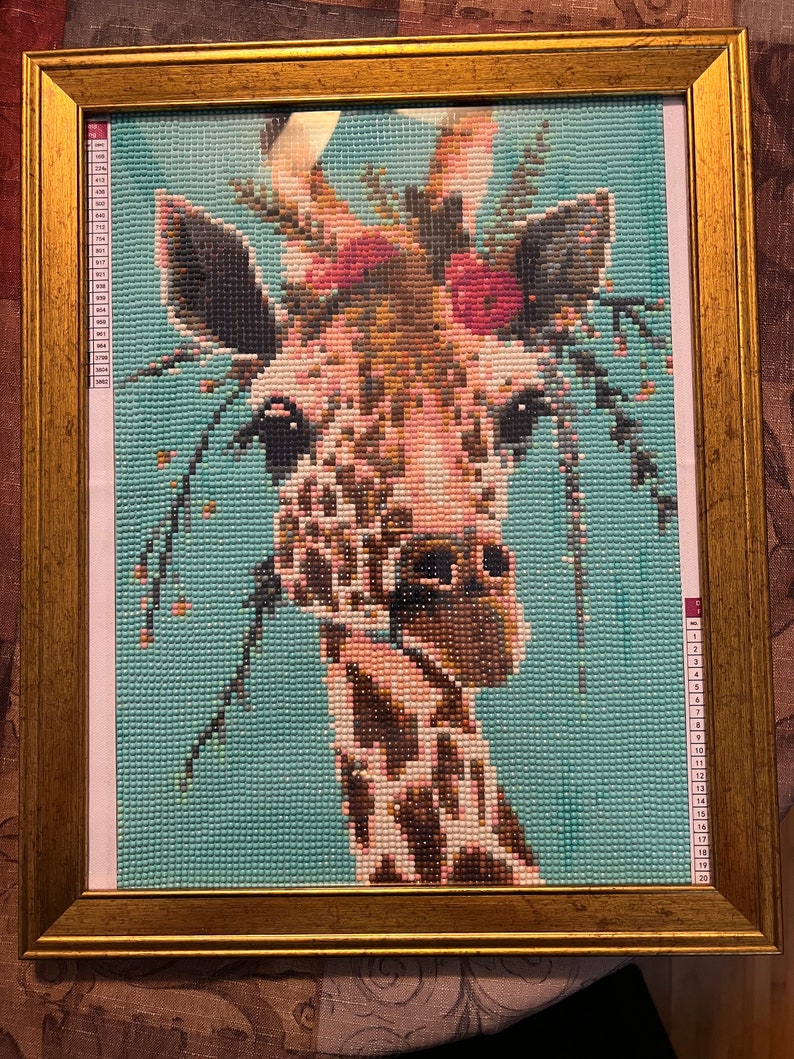 Completed Diamond Art Etsy