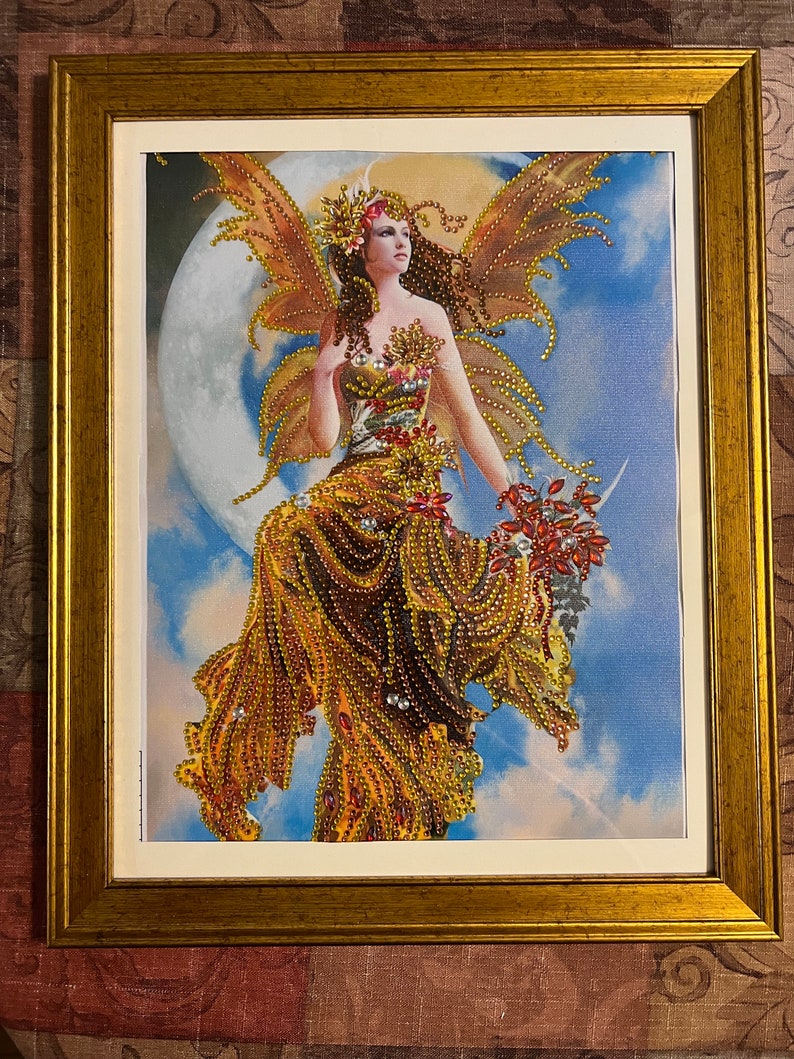 Completed Diamond Art Etsy