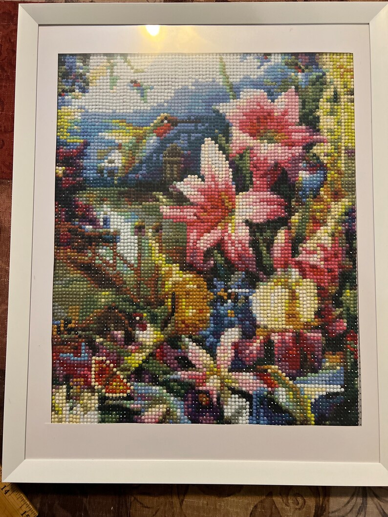 Completed Diamond Art Etsy