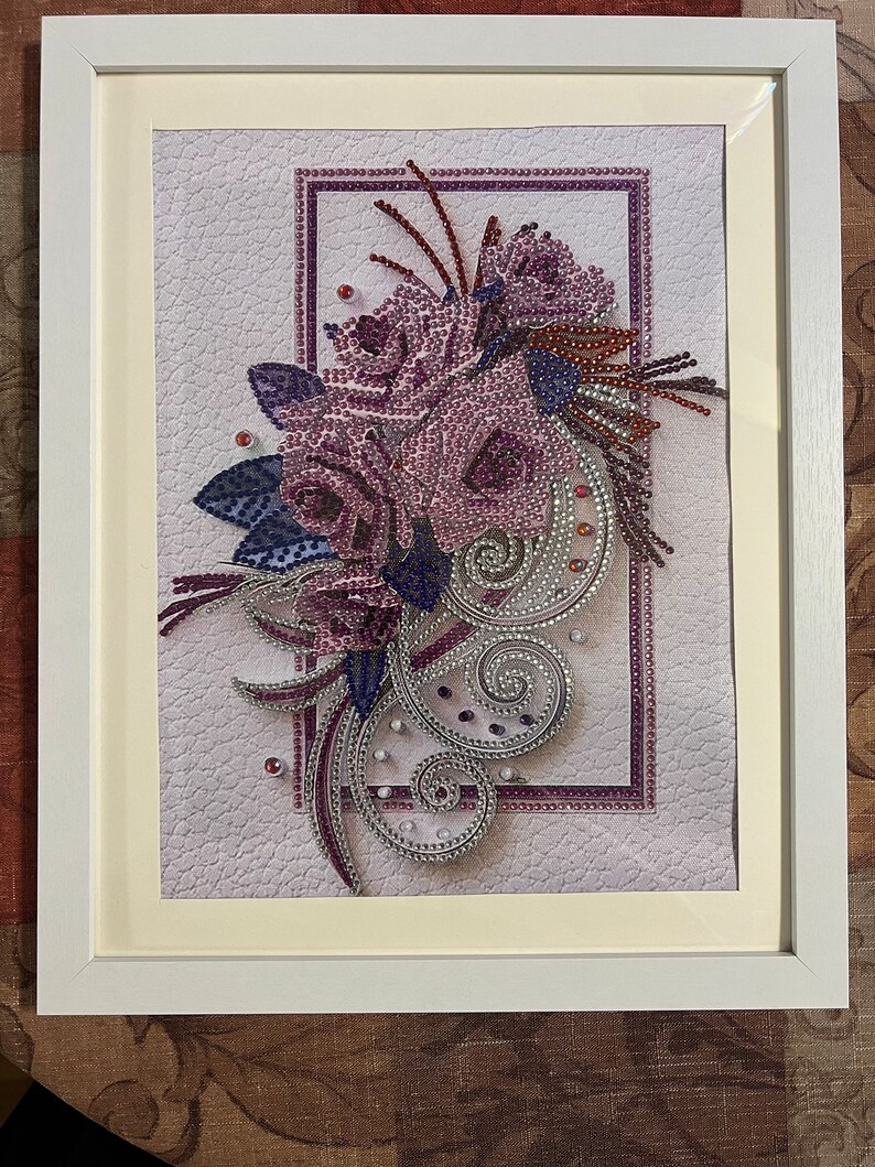 Completed Diamond Art Etsy