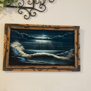 Vintage Mexican Velvet Painting - Etsy