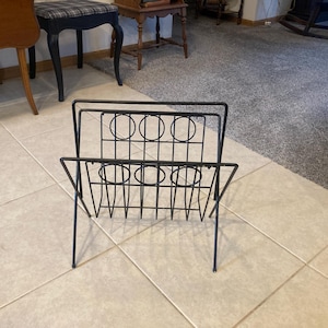 Vintage Magazine Rack - Etsy